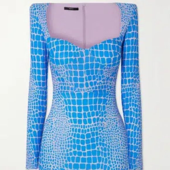 ALEX PERRY - Howell Crocodile-Print Bustier Mini Dress (FINAL SALE) - Picture 6 of 6